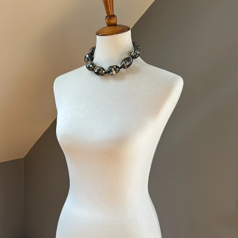 Bold Modernist Collar Necklace